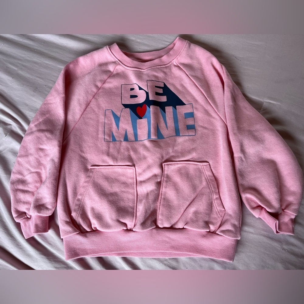 Old Navy Pink 'Be Mine' Sweater